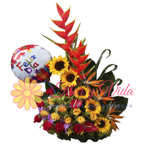 ARREGLO FLORAL RAMO DE CUMPLEAÑOS | Floristerías en Cali