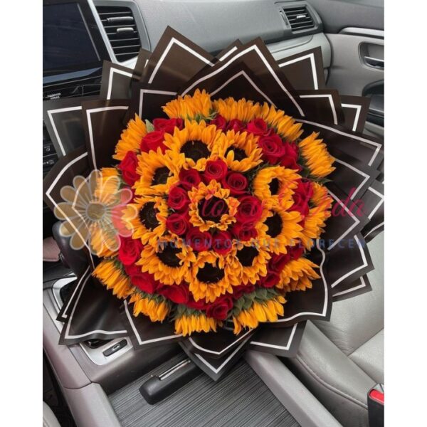 Bouquet Buchón Girasol Primor