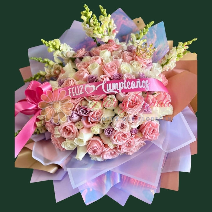 BOUQUET DE FLORES CALI 17 BOUQUET DE FLORES CALI 17 Floristería en Cali | Flor y Vida | Envío Gratís