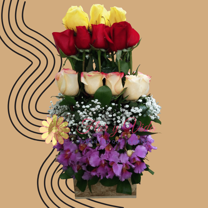 ARREGLOS-FLORALES-EN-CALI-FLORISTERIAS-EN-CALI-DOMICILIOS-A-COLOMBIA (165) Mil Bendiciones - Imagen 1