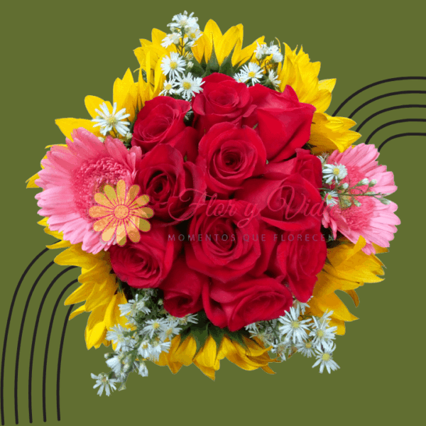 Bouquet Mensaje de Amor