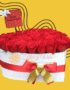 Arreglos Florales en cali, corazón de rosas, Floristería en cali