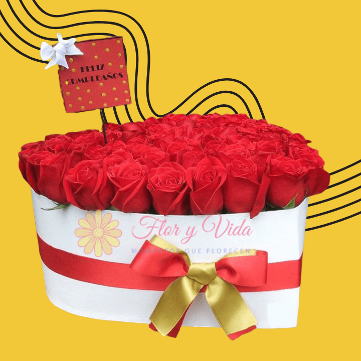 Arreglos Florales en cali, corazón de rosas, Floristería en cali