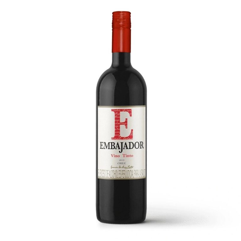 Vino Embajador x750ml Chileno Tinto